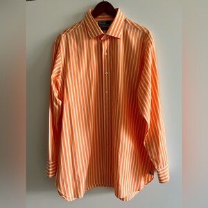 Polo R L. CUSTOM  “Blue Label” Dress shirt. In immaculate condition .17 1/2-34